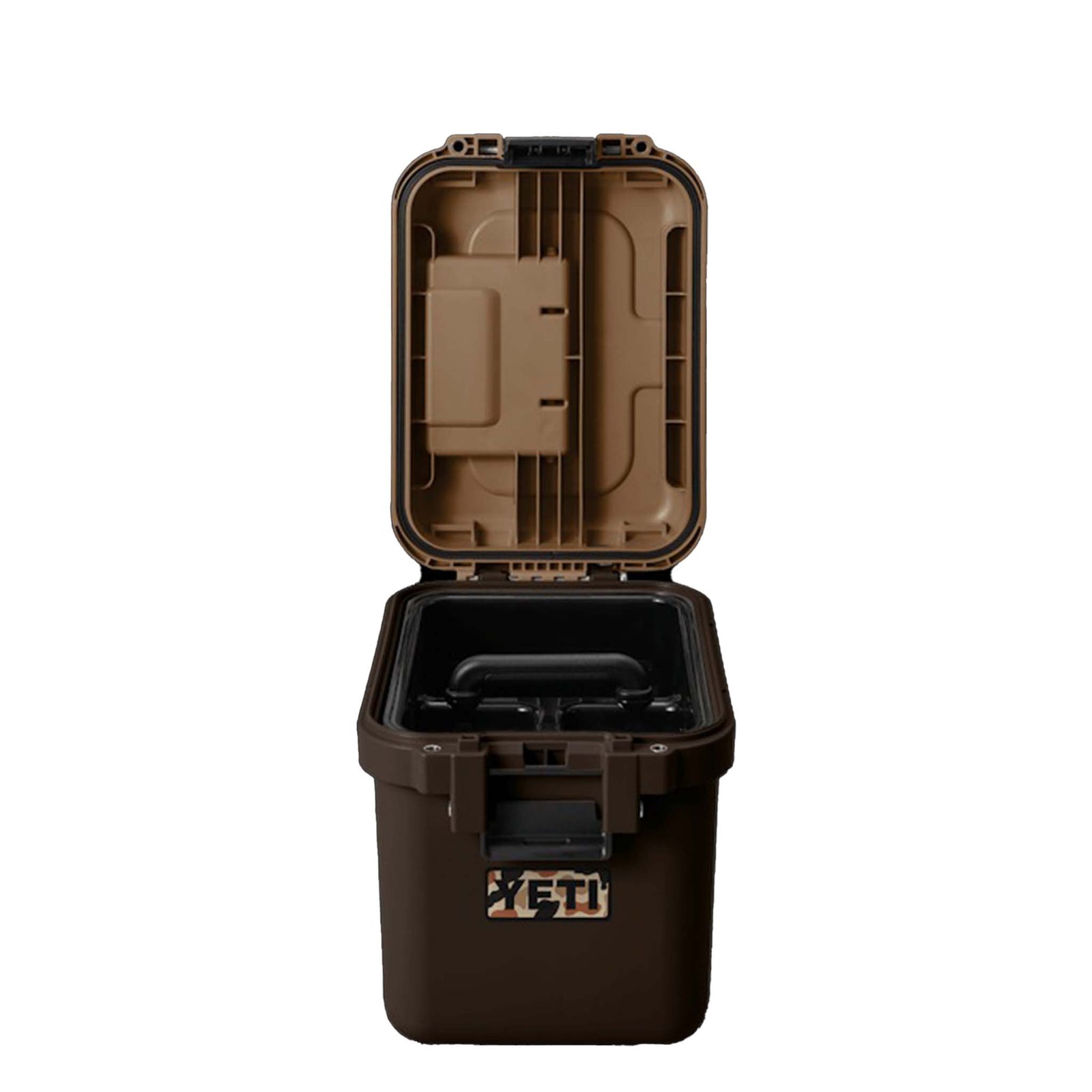 YETI Brown loadout go box in wetlands brown