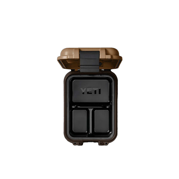 YETI Brown loadout go box in wetlands brown