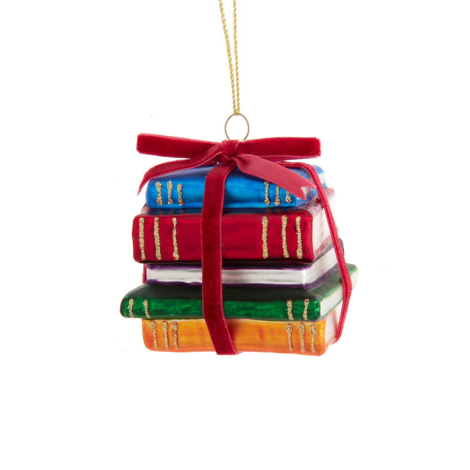 Stack of Books Ornament