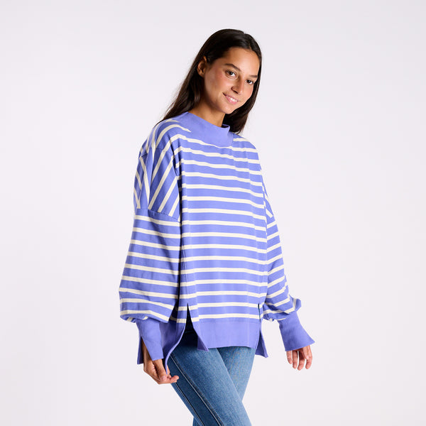 periwinkle and cream 