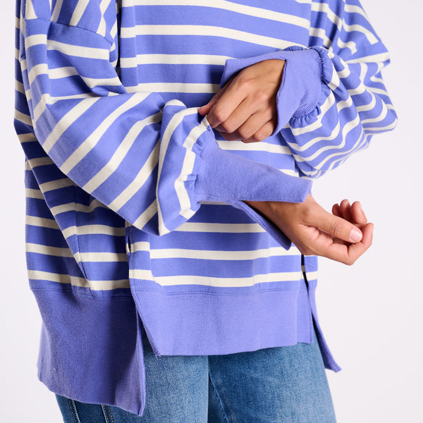 periwinkle and cream 