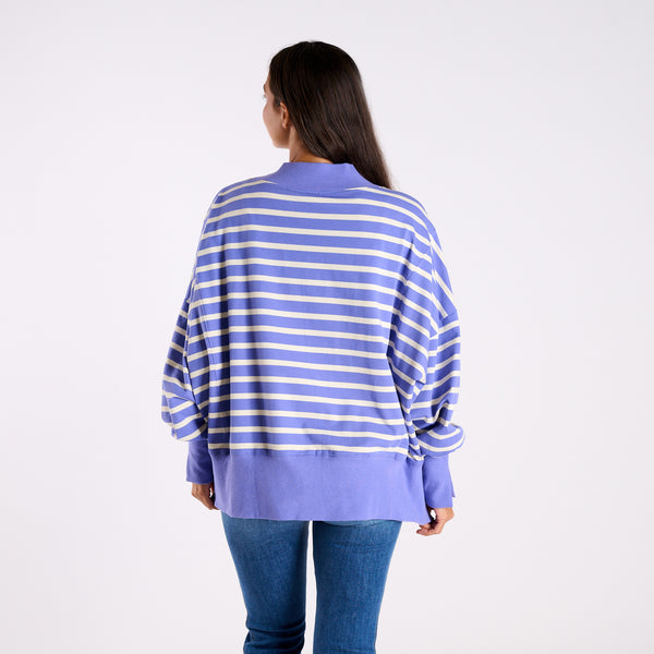 periwinkle and cream 