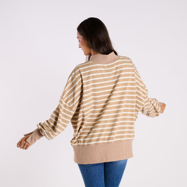 taupe and cream