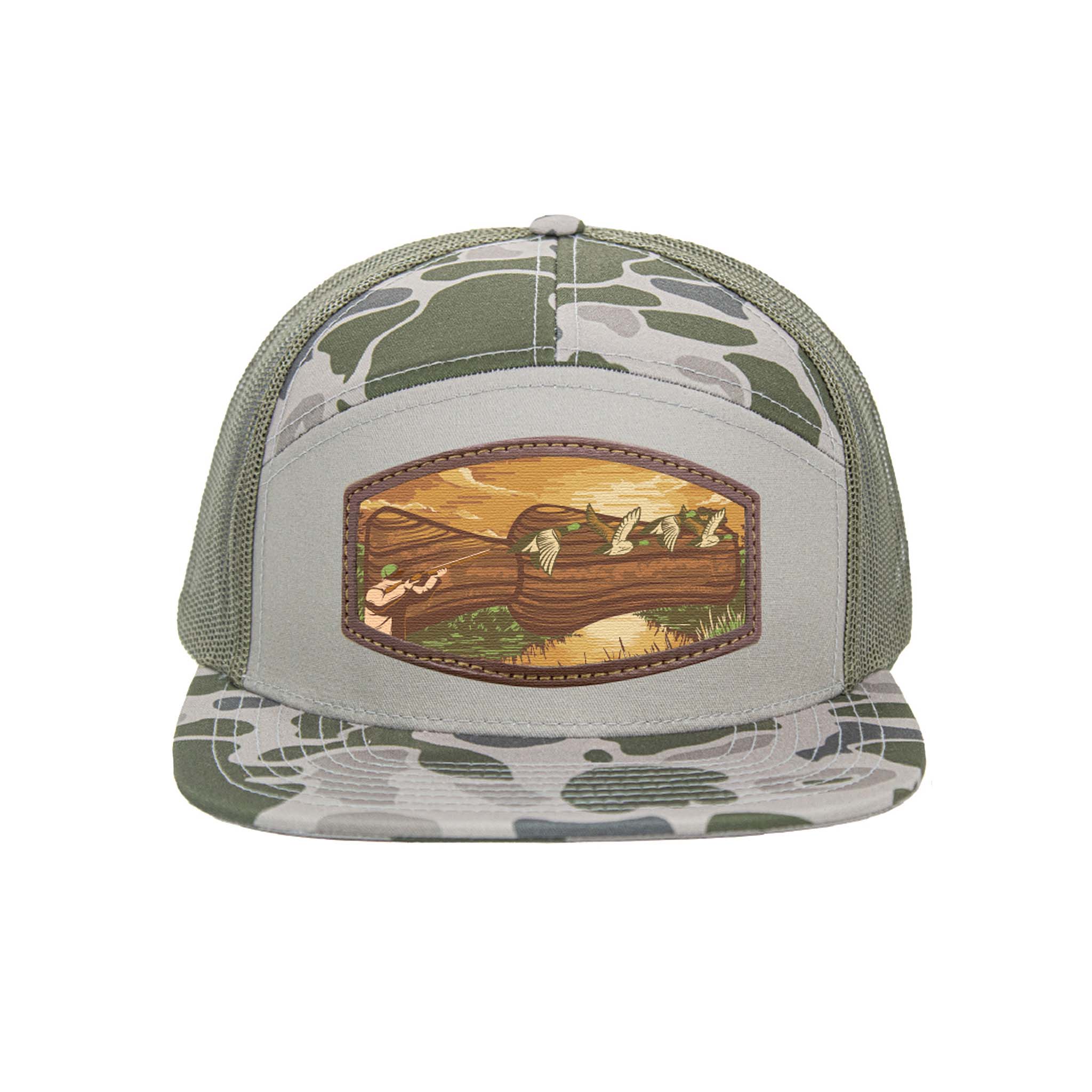 ZEP-PRO Duck Hunt Patch 7 Panel Trucker Hat | Palmetto Moon