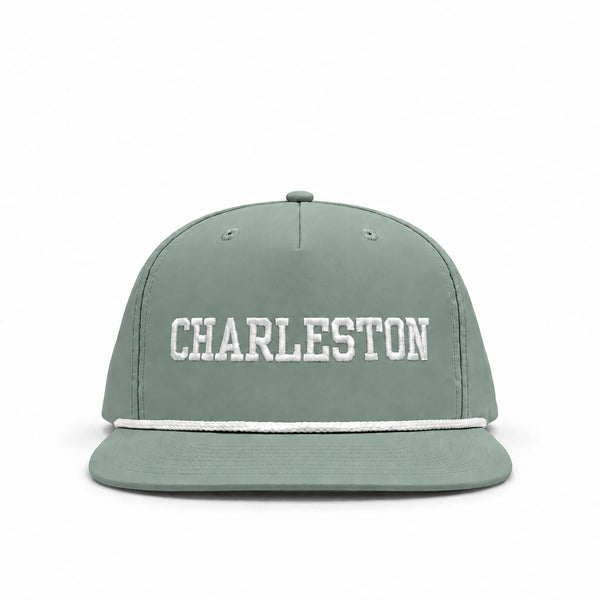 Charleston Varsity Hat in Dusty Blue