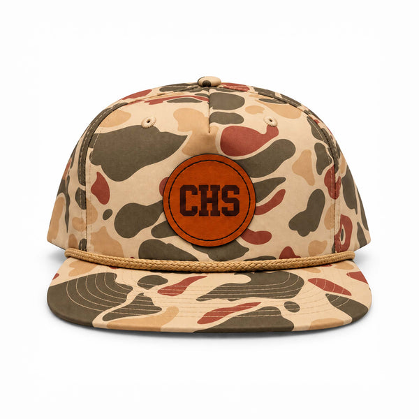 Charleston CHS Camo Rope Hat in Harvest Duck Camo