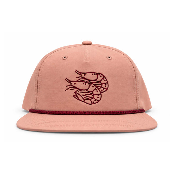 CHS Shrimp Embroidered Peach Pale Hat