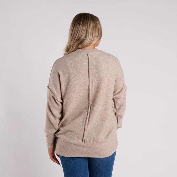 heathered mocha