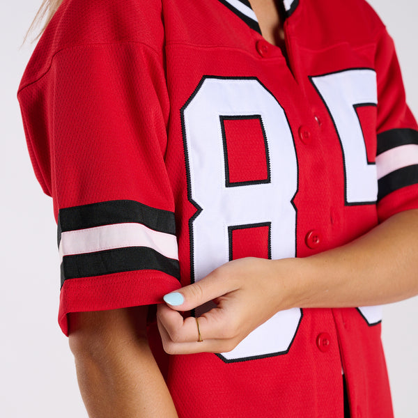 Women's Georgia Bulldogs Button Down Jersey