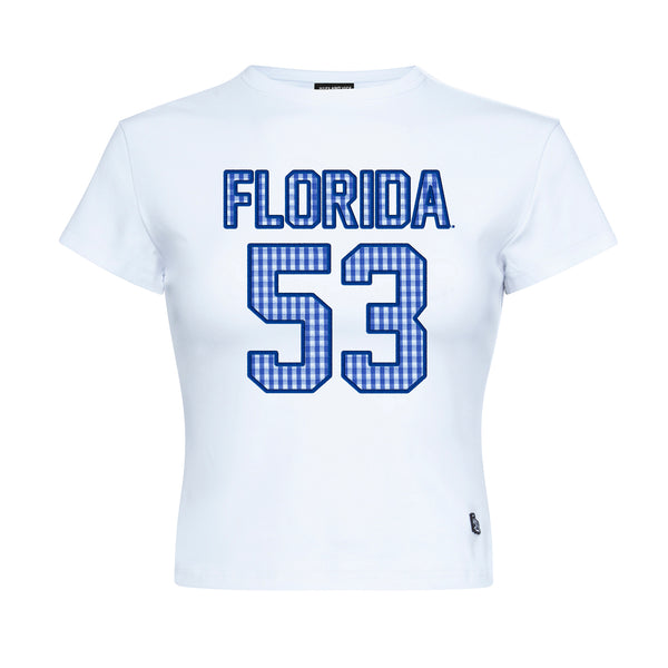 Florida Gators Gingham Baby Tee