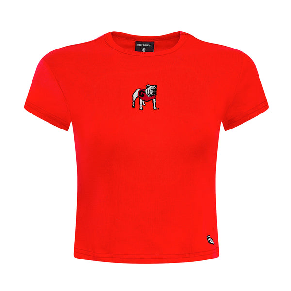 Georgia Bulldogs Ribbed Baby Tee