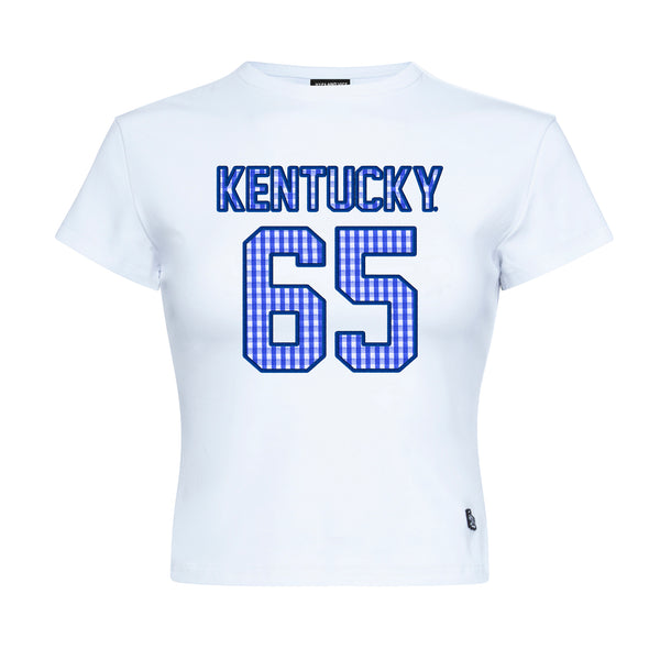 Kentucky Wildcats Gingham Baby Tee