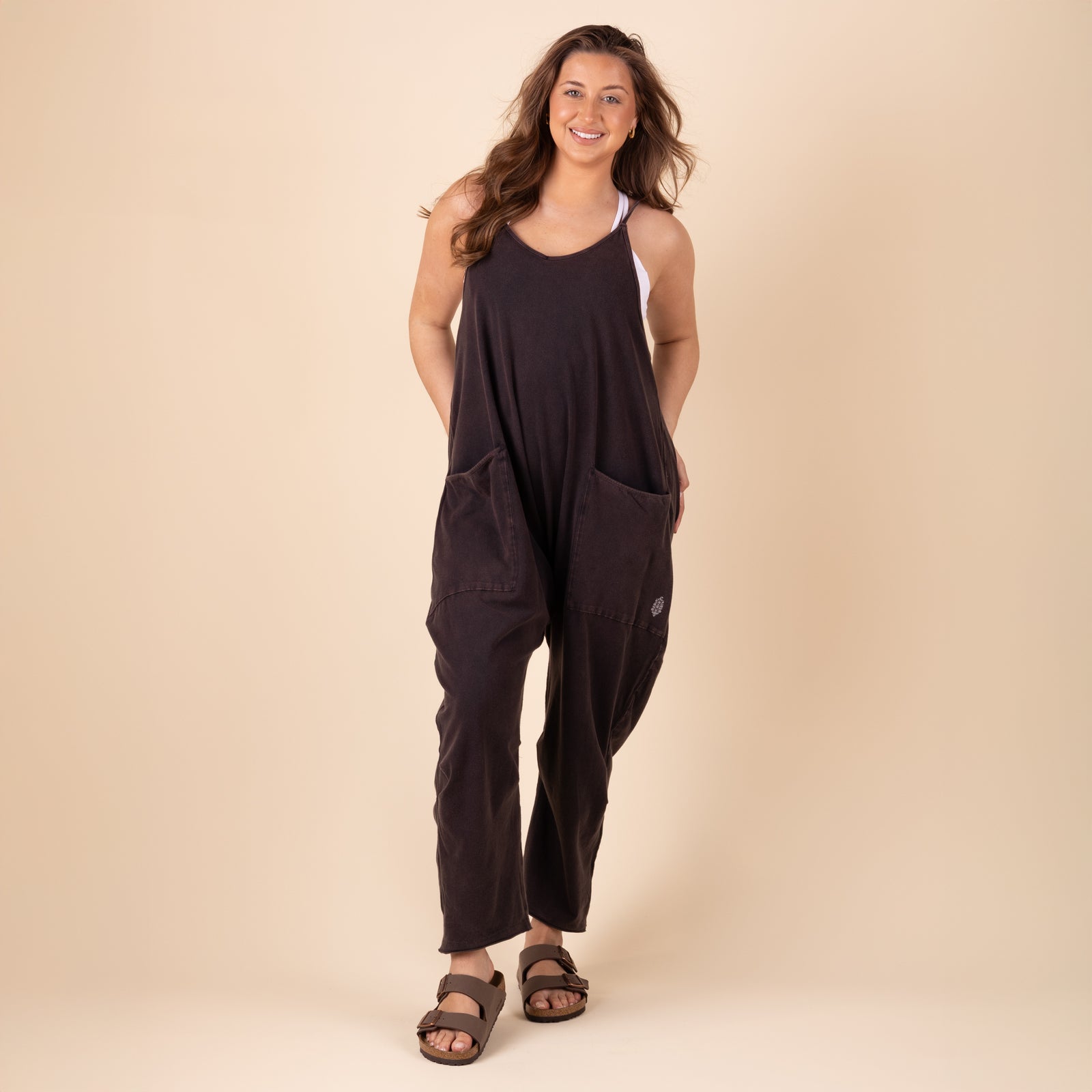 Free People Movement Hot Shot Onesie – relaxed-fit sleeveless onesie with a slouchy silhouette and lightweight fabric.