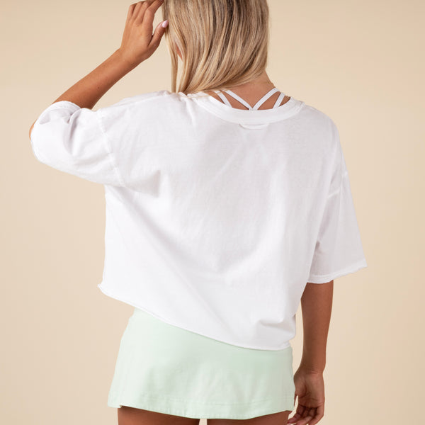  Free People Movement Short Sleeve Inspire Tee – lightweight, breathable athletic t-shirt with a relaxed fit and crew neckline.
