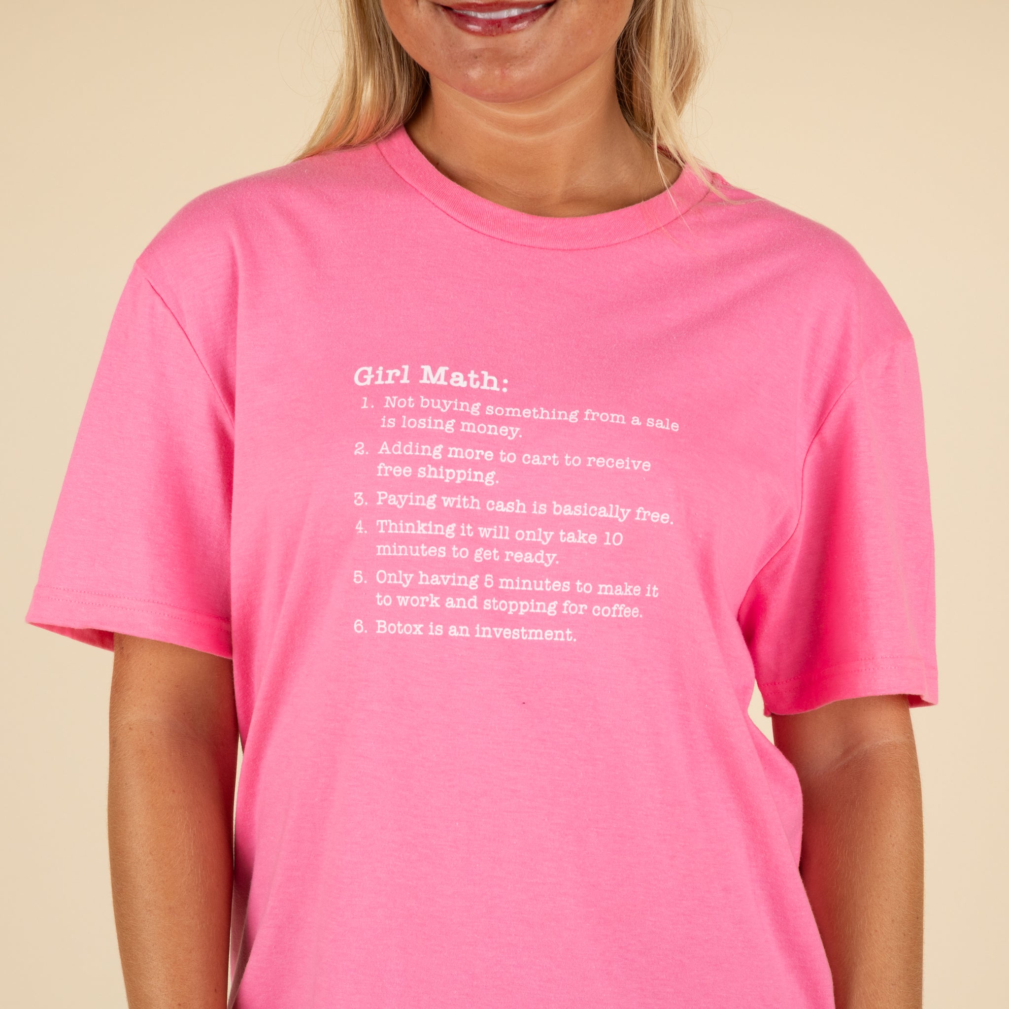 Girl Math Short Sleeve T-Shirt