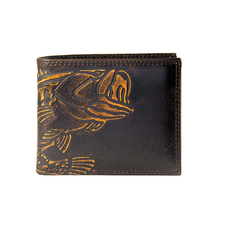 ZEP-PRO Bass Burnished Passcase Wallet | Palmetto Moon
