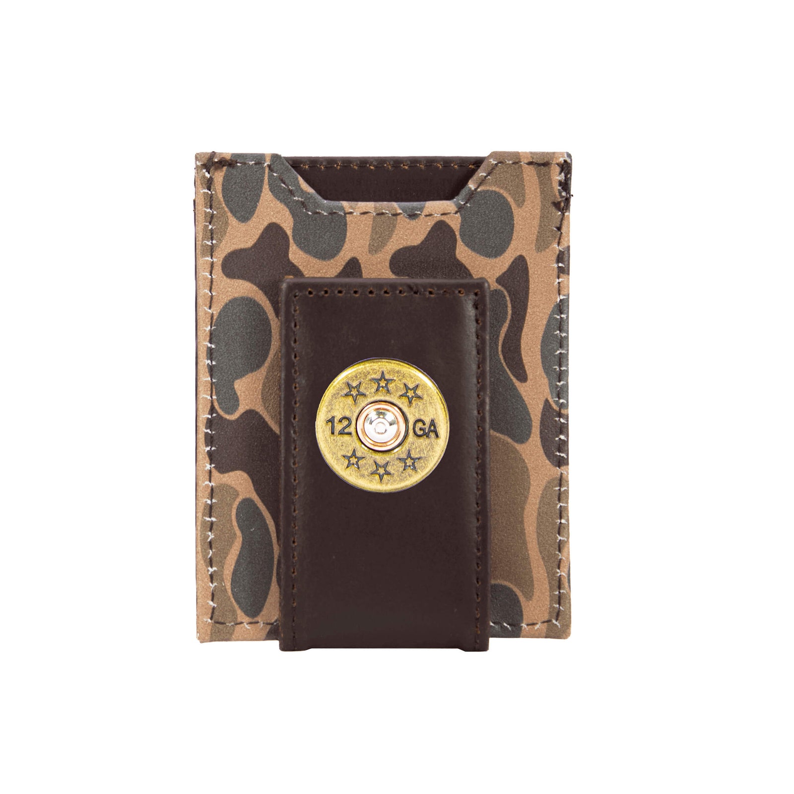 Shotgun Brown Camo Front Pocket Wallet