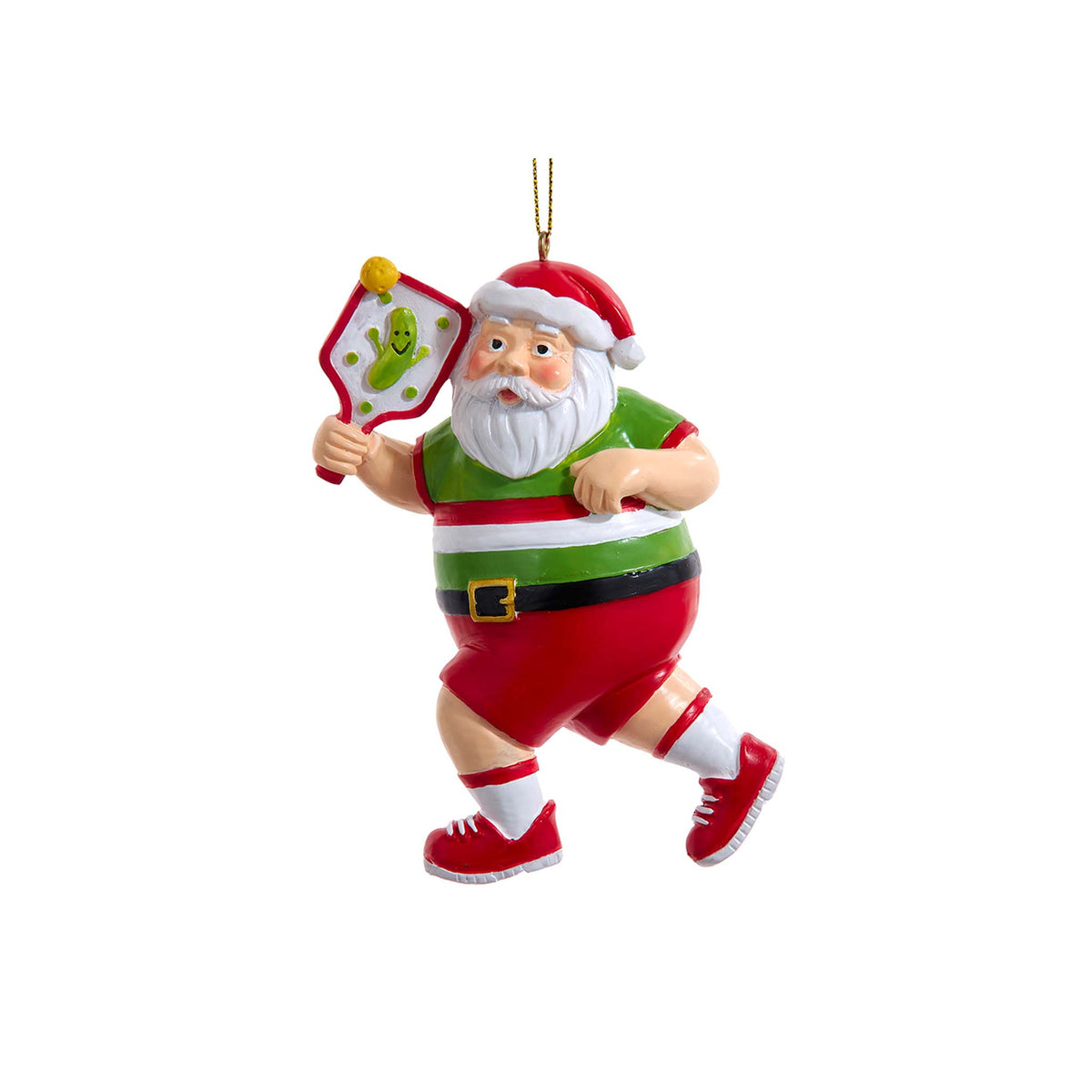 Pickleball Santa Ornament