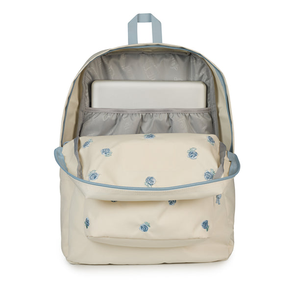 Jansport SuperBreak® Plus Backpack in Just a Rose Embroidery Moon Flower