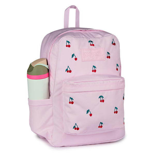 SuperBreak® Plus Backpack in Pink Ice Cherry Embroidery