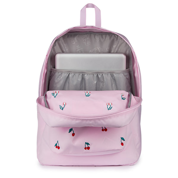 SuperBreak® Plus Backpack in Pink Ice Cherry Embroidery