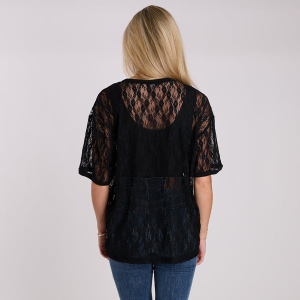 Lace Freebird Short Sleeve T-Shirt