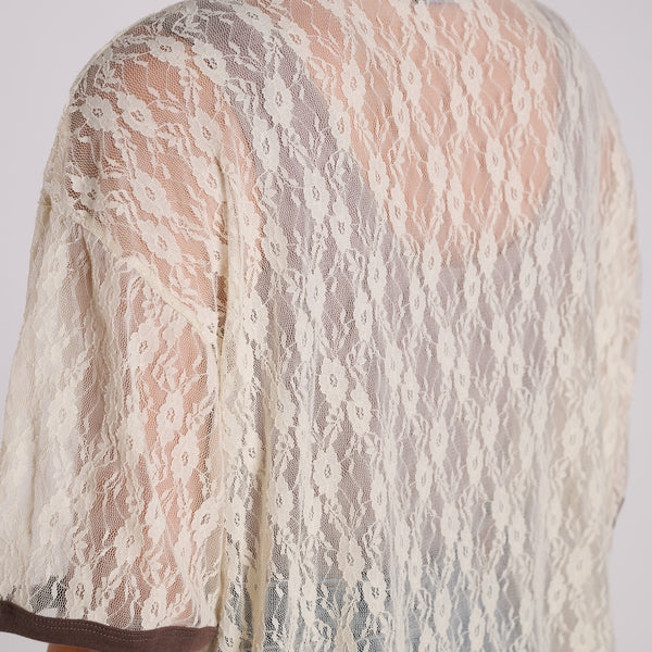 Lace Western Duo Short Sleeve T-Shirt