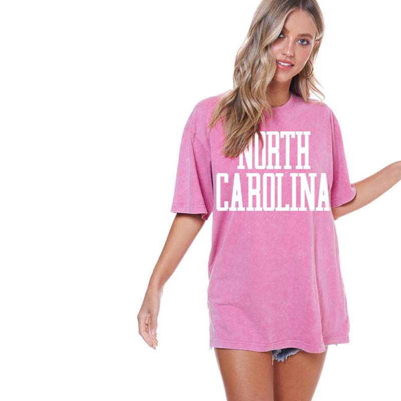 North Carolina Oversized Short Sleeve T-Shirt