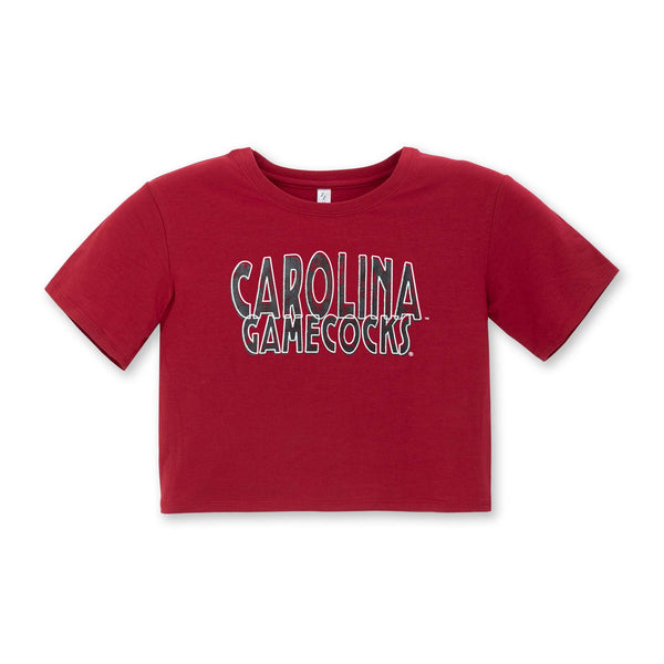 Youth Carolina Gamecocks Cropped Short Sleeve T-Shirt