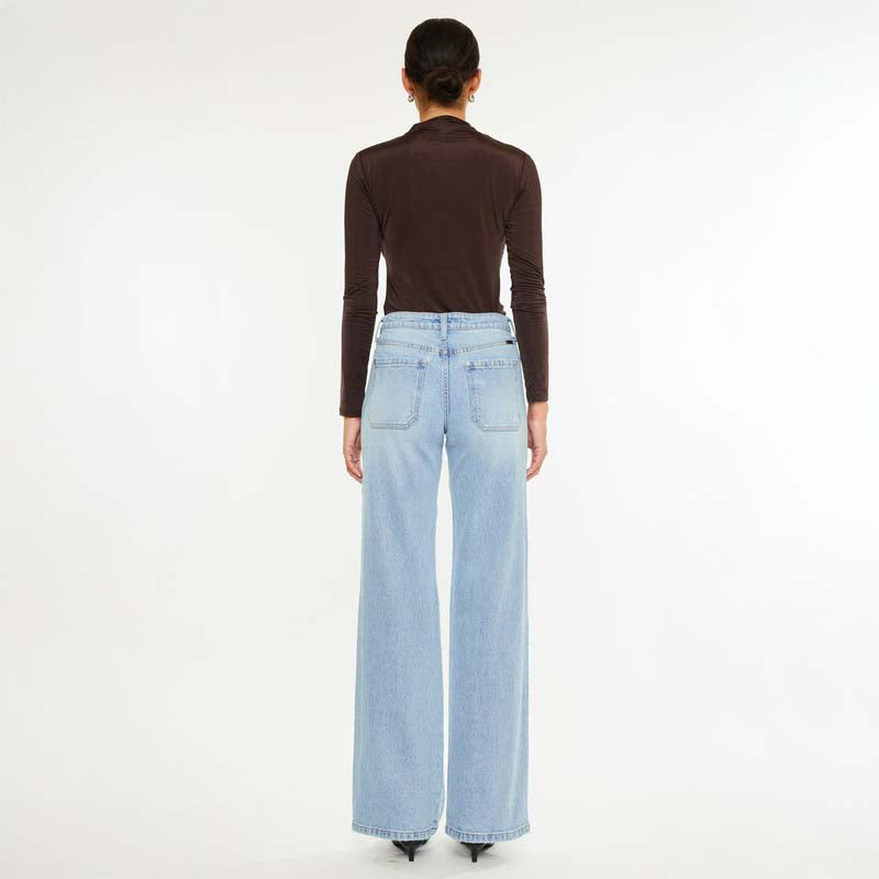 The Clara Asymmetrical Straight Jeans