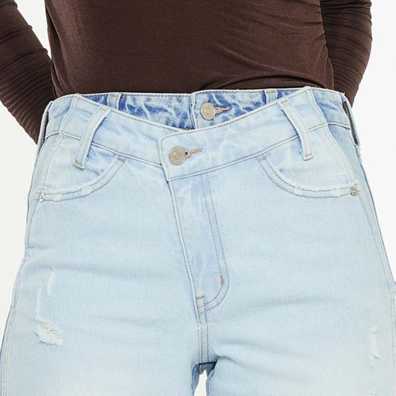 The Clara Asymmetrical Straight Jeans