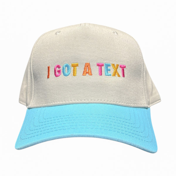 I Got a Text Blue Bill Hat