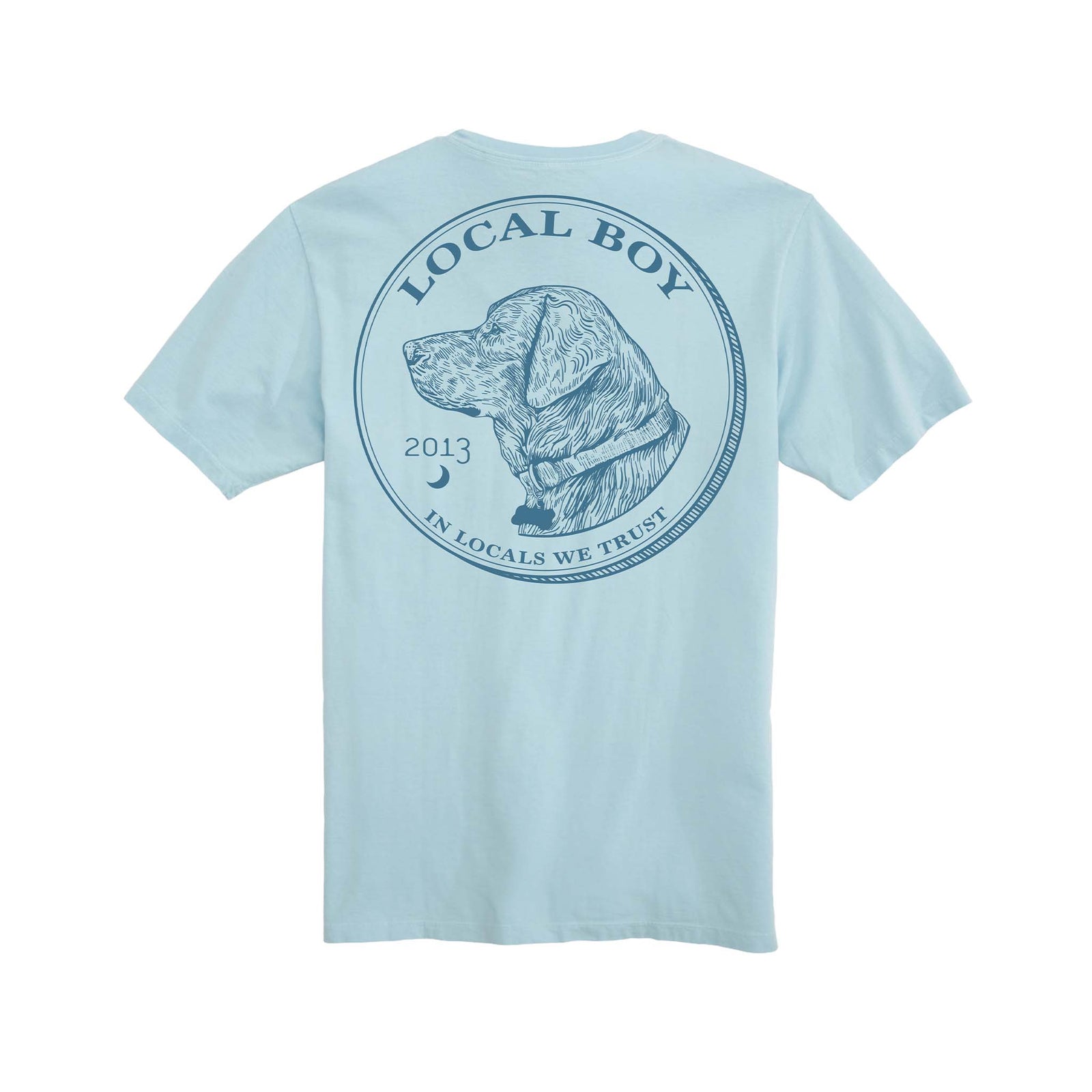 Local Boy Outfitters Youth Locals Trust Short Sleeve T-Shirt in light blue