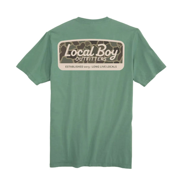 Youth Brush Camo Badge Short Sleeve T-Shirt