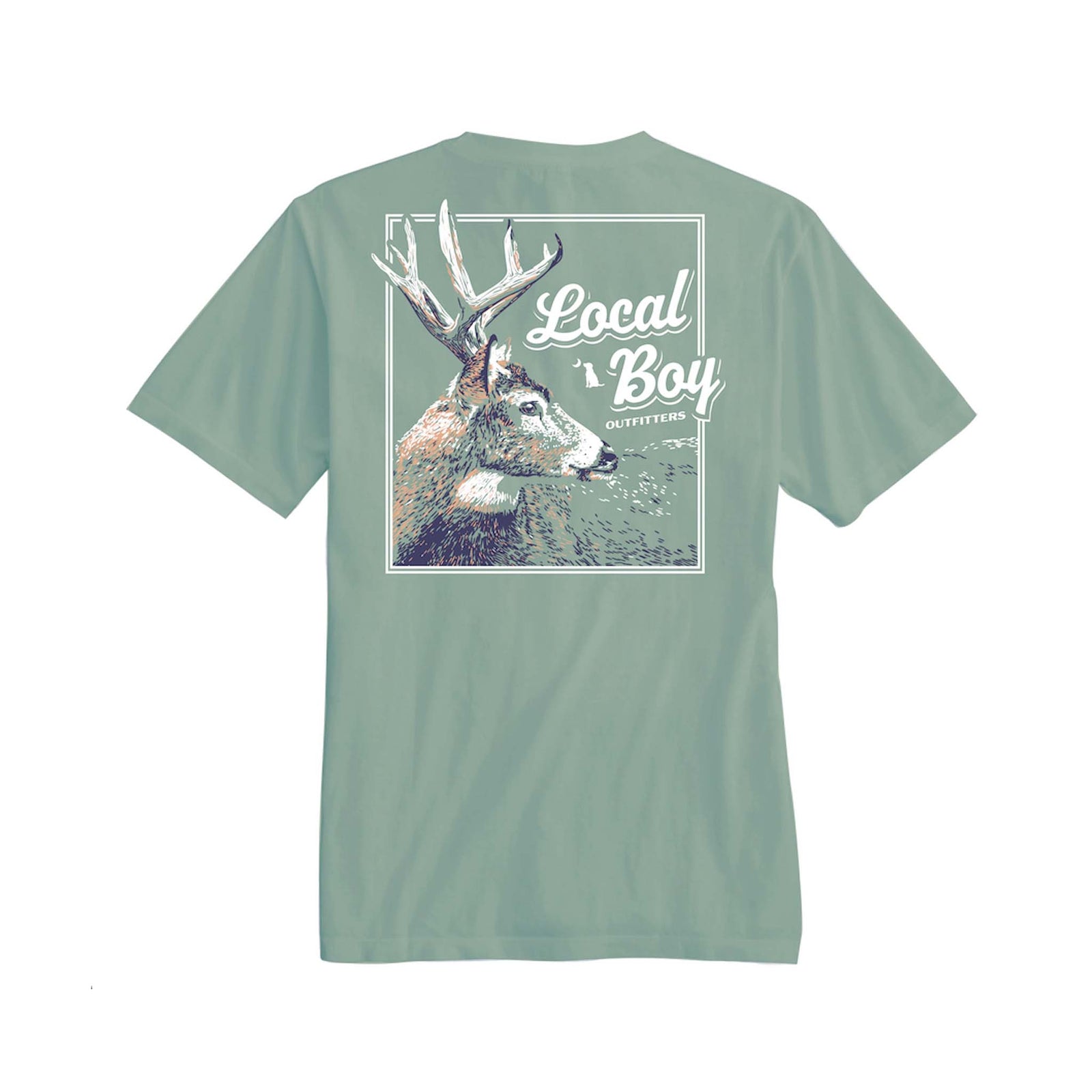 Youth Stag Profile Short Sleeve T-Shirt