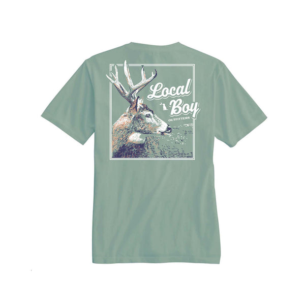 Youth Stag Profile Short Sleeve T-Shirt