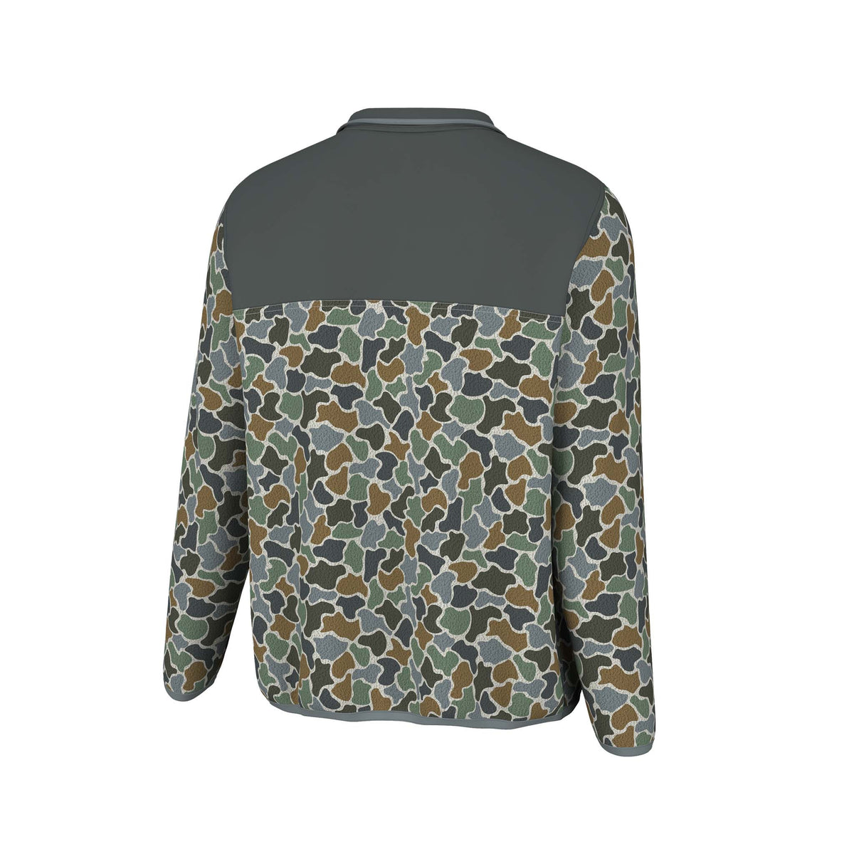 Youth Localflage Bluff Two-Tone Quarter Snap Pullover