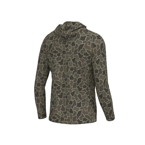 Youth Hemlock Performance Hoodie in Brush Camo