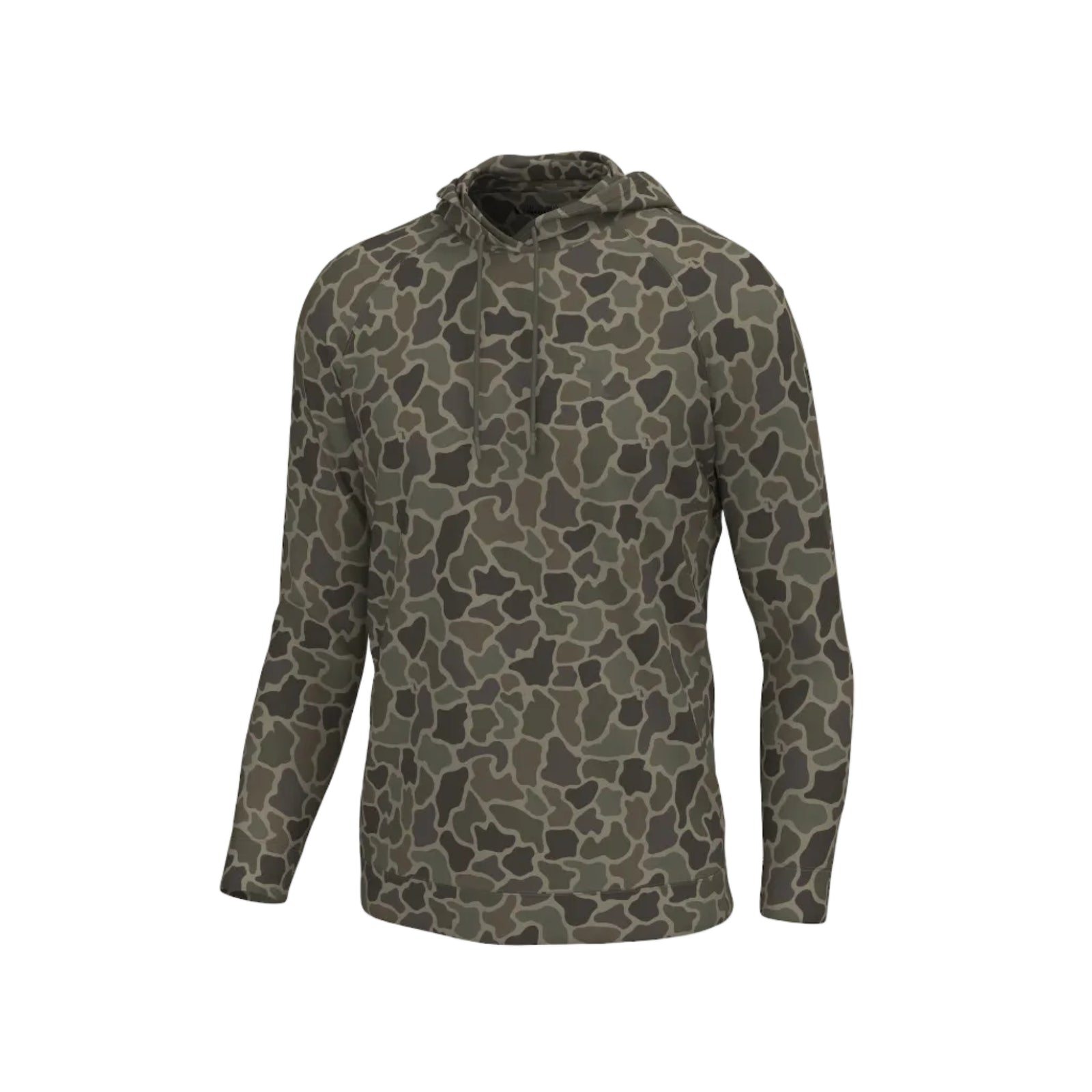 Youth Hemlock Performance Hoodie in Brush Camo