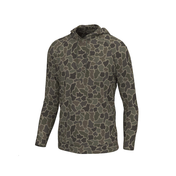 Youth Hemlock Hoodie in Brush Camo