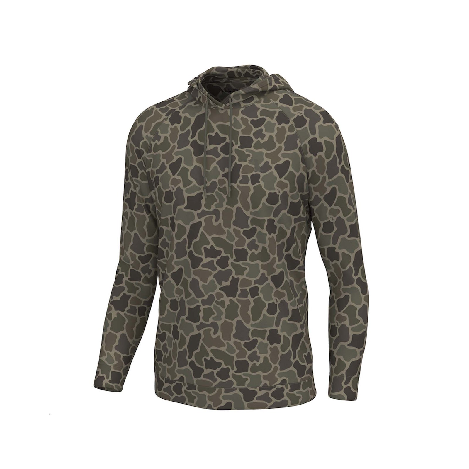 Youth Hemlock Performance Hoodie in Brush Camo