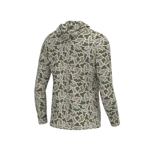 Youth Hemlock Performance Hoodie in Dog and Moon Camo
