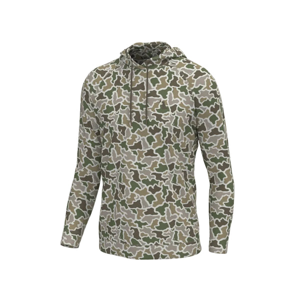 Youth Hemlock Performance Hoodie in Dog and Moon Camo
