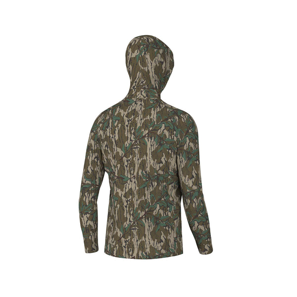 Camouflage hoodie on a white background