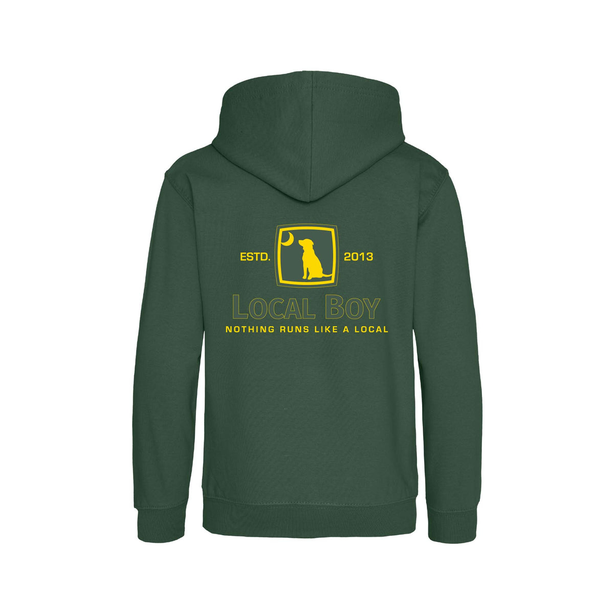 Local Boy Outfitters Youth Tractor Hoodie in Dark Green