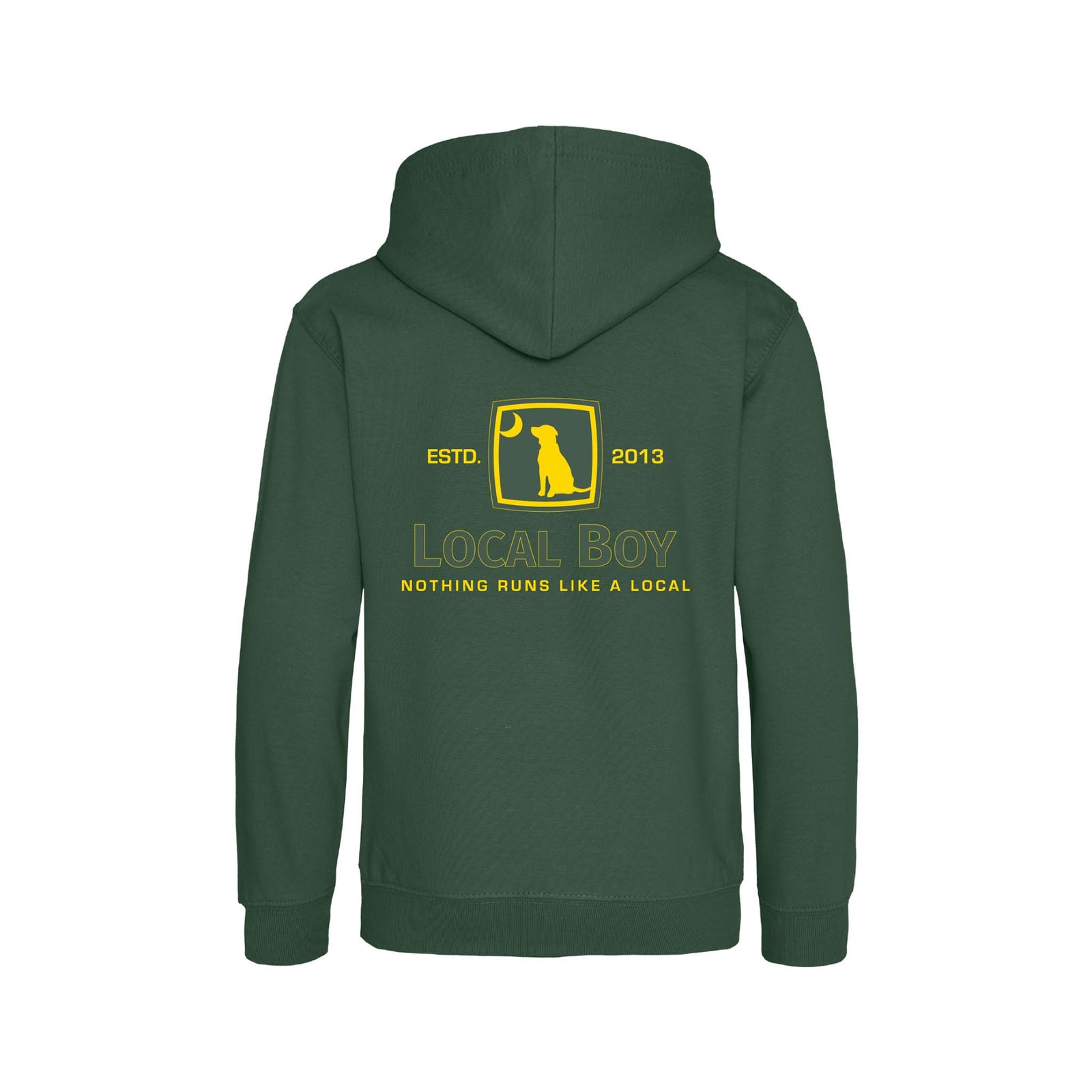 Local Boy Outfitters Youth Tractor Hoodie in Dark Green