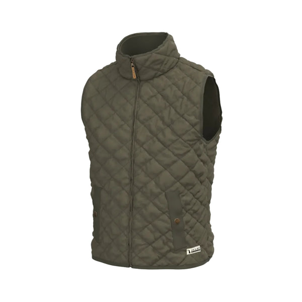 Youth Quilted Vest in Cedar
