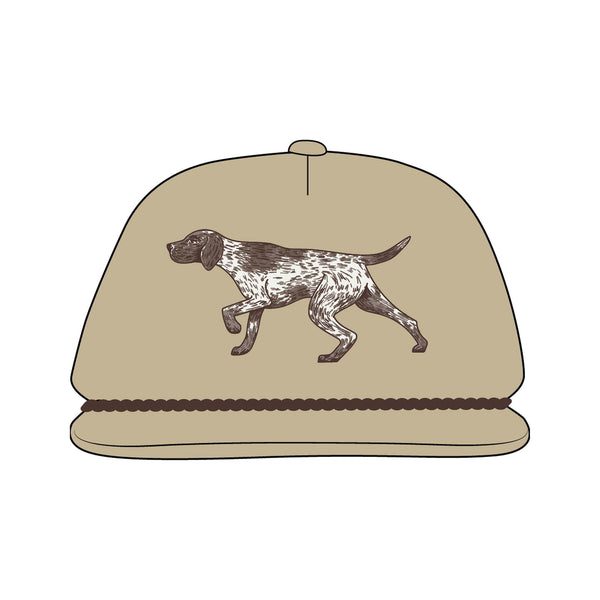 Local Boy Youth Spotter Rope Hat in khaki