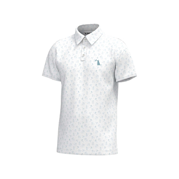 Local Boy Outfitters Youth Retrieve Polo in white