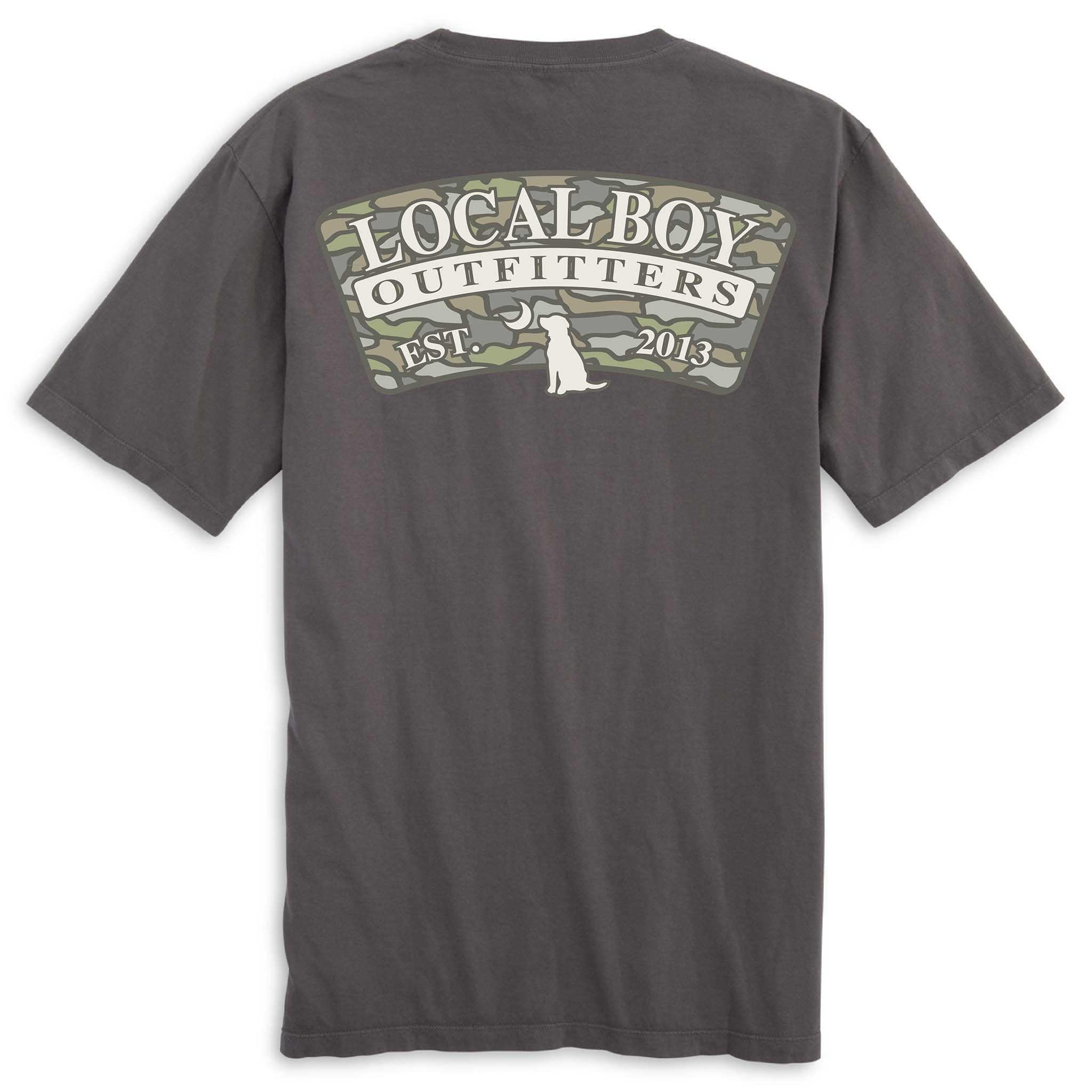 Local Boy Outfitters Oak Camo Short Sleeve T-Shirt Palmetto Moon